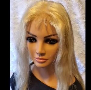 Blonde lace front human hair wig 24-25 inch